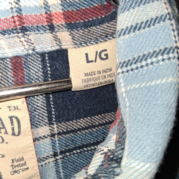 RedHead Navy and White Plaid Button-Down Shirt - Picture 4 of 6